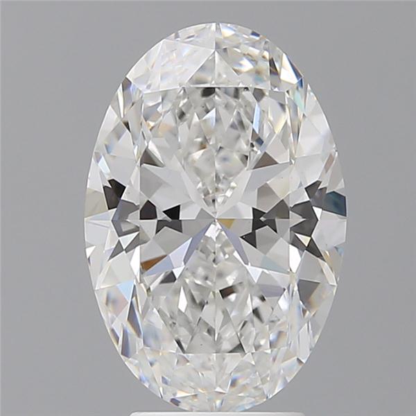 4.10 ct. oval Lab Grown Diamond front image