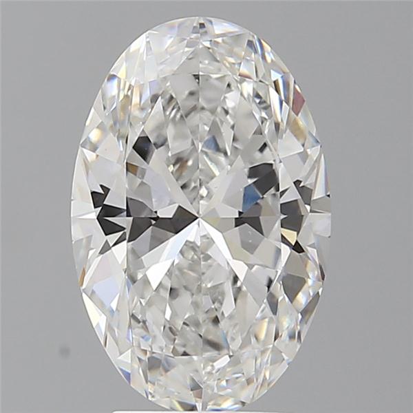 3.52 ct. oval Lab Grown Diamond front image