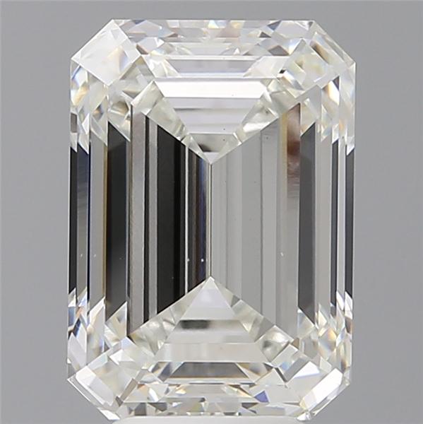 6.07 ct. emerald Lab Grown Diamond front image