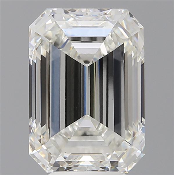 6.02 ct. emerald Lab Grown Diamond front image
