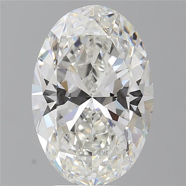 5.54 ct. oval Lab Grown Diamond front image