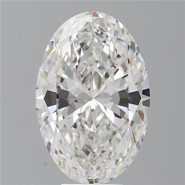 7.57 ct. oval Lab Grown Diamond front image