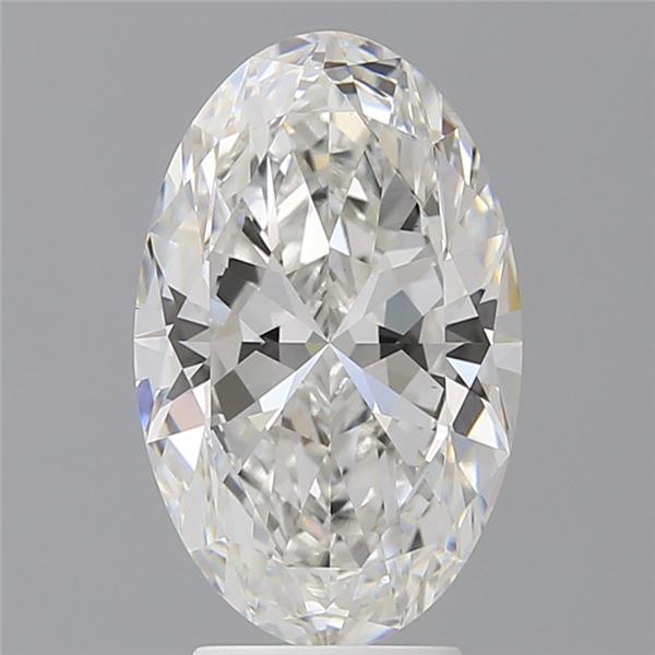 4.08 ct. oval Lab Grown Diamond front image