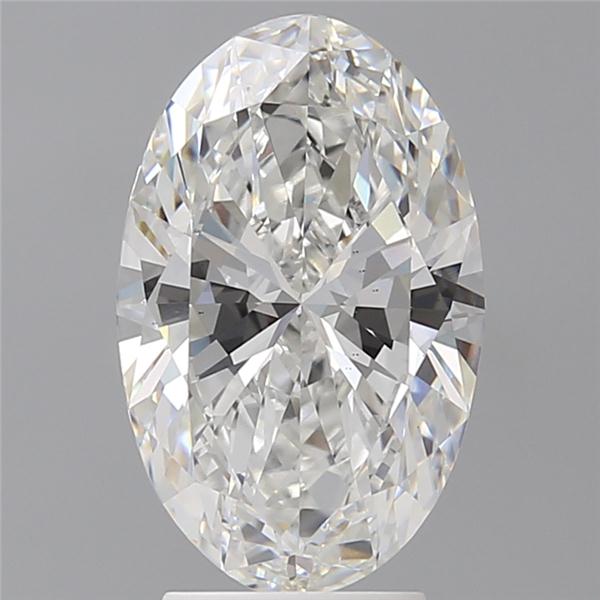 3.51 ct. oval Lab Grown Diamond front image