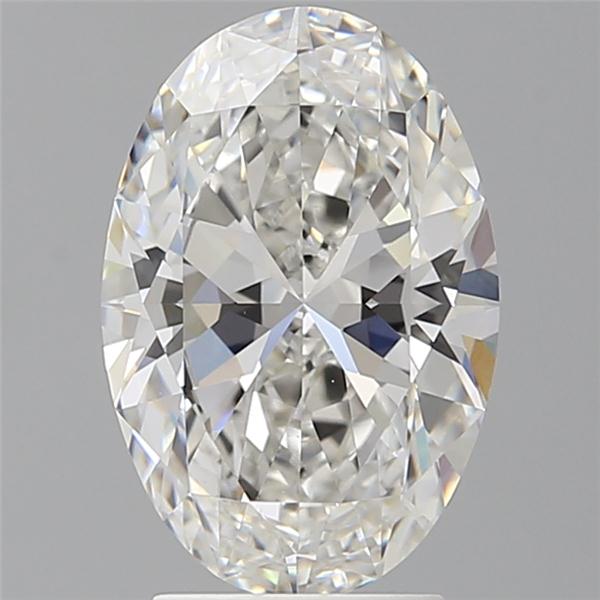 3.10 ct. oval Lab Grown Diamond front image