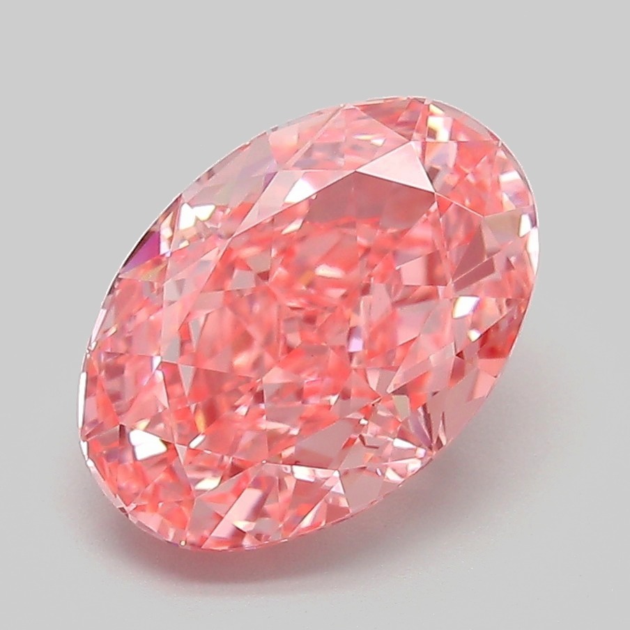 3.02 ct. oval Lab Grown Diamond front image