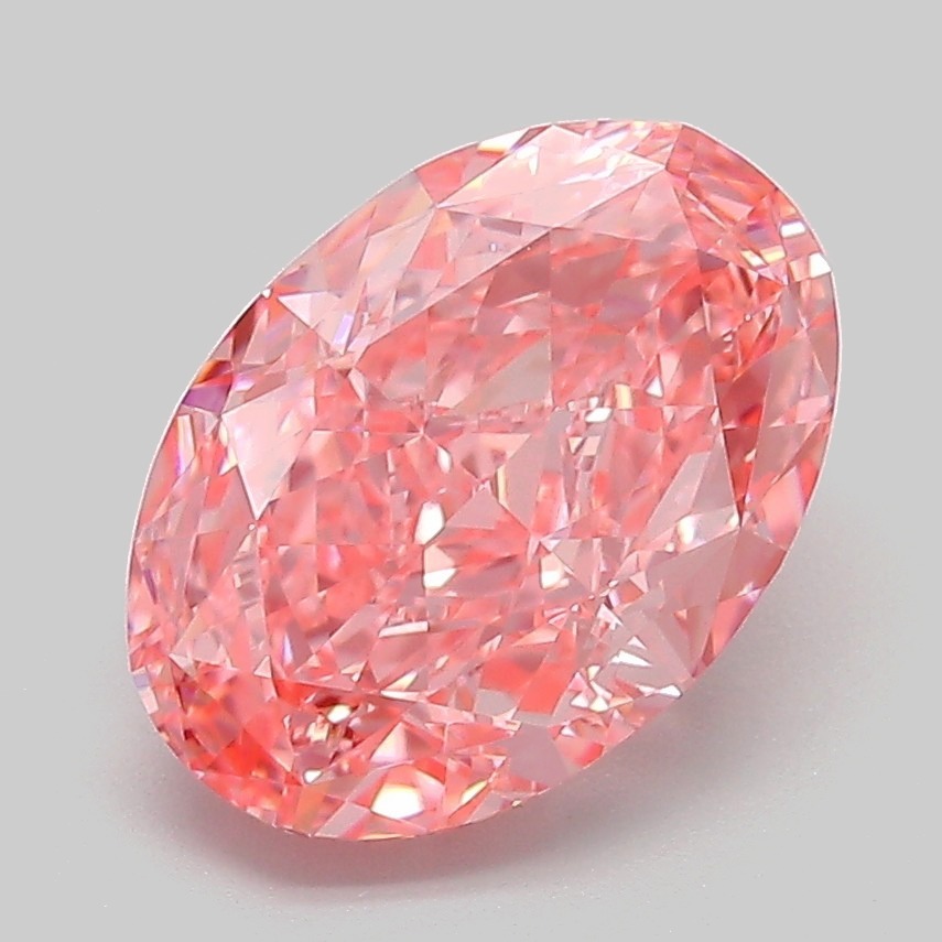 3.09 ct. oval Lab Grown Diamond front image
