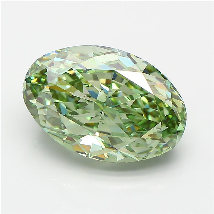6.23 ct. oval Lab Grown Diamond front image