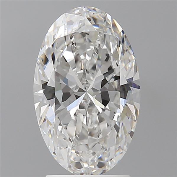 2.57 ct. oval Lab Grown Diamond front image