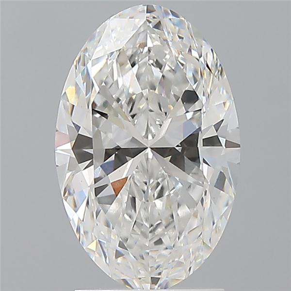 2.55 ct. oval Lab Grown Diamond front image
