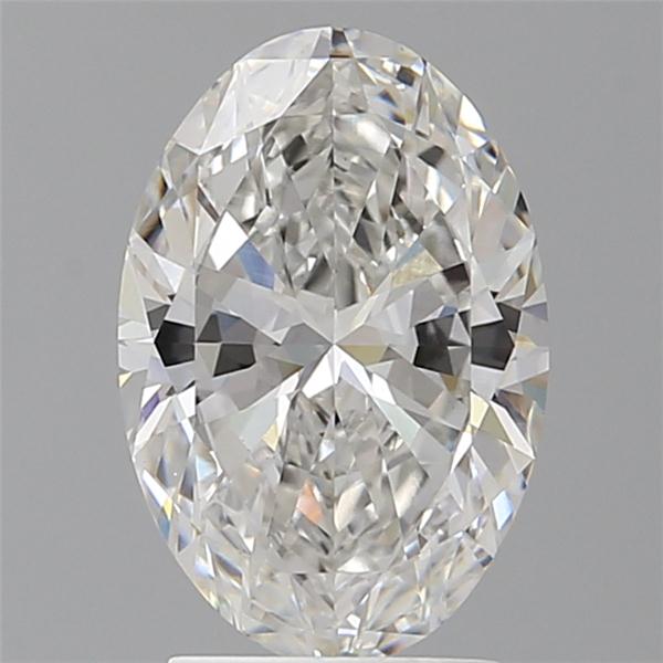 2.55 ct. oval Lab Grown Diamond front image