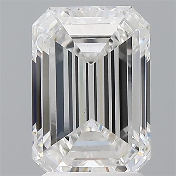 2.60 ct. emerald Lab Grown Diamond front image