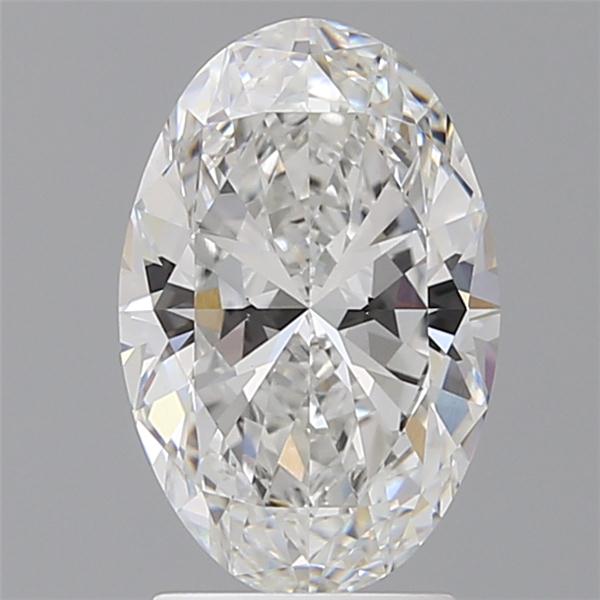 2.58 ct. oval Lab Grown Diamond front image