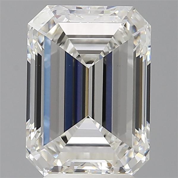 4.10 ct. emerald Lab Grown Diamond front image