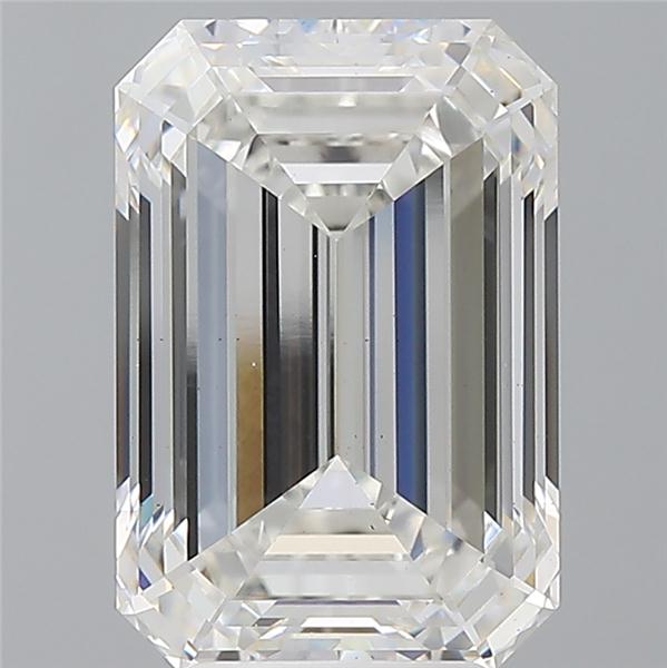 5.04 ct. emerald Lab Grown Diamond front image