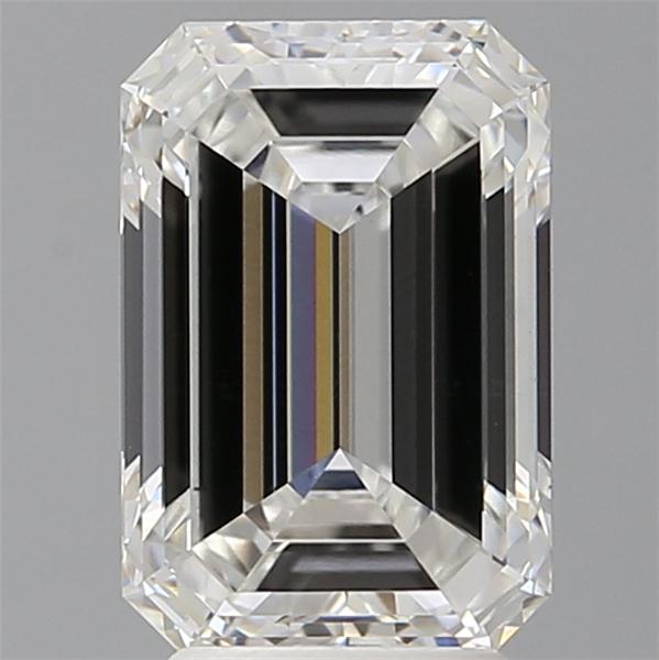 3.57 ct. emerald Lab Grown Diamond front image