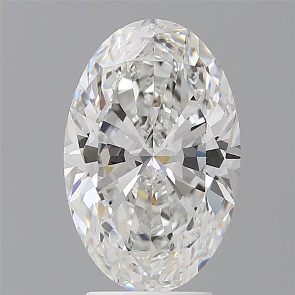 3.55 ct. oval Lab Grown Diamond front image