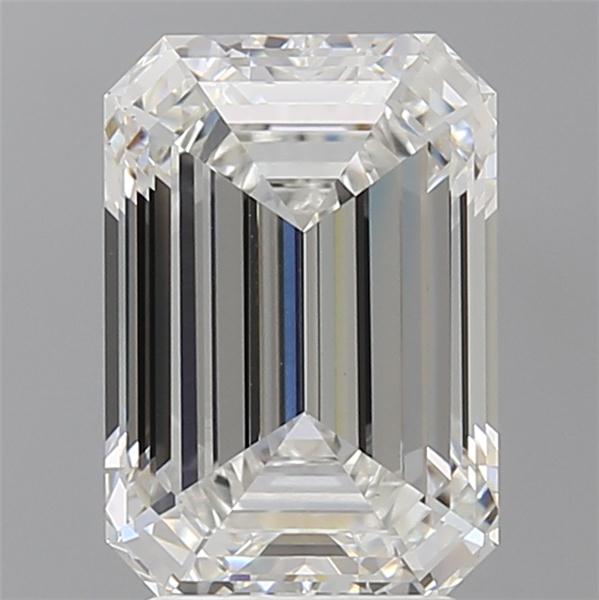 3.59 ct. emerald Lab Grown Diamond front image