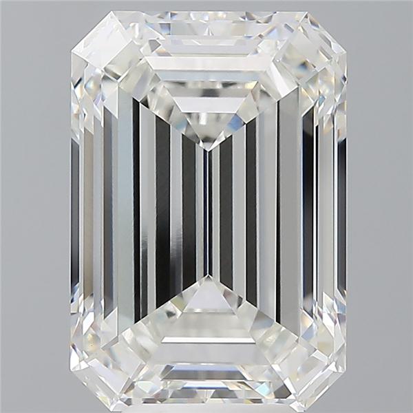 7.10 ct. emerald Lab Grown Diamond front image