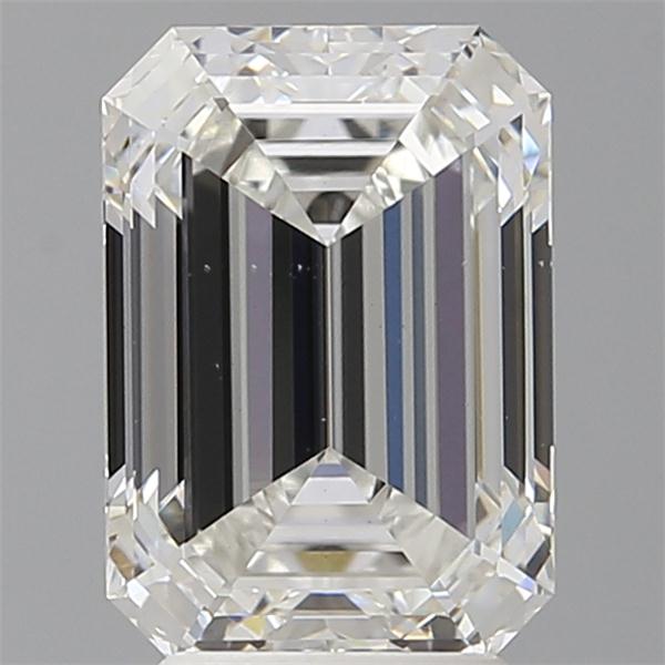 3.57 ct. emerald Lab Grown Diamond front image