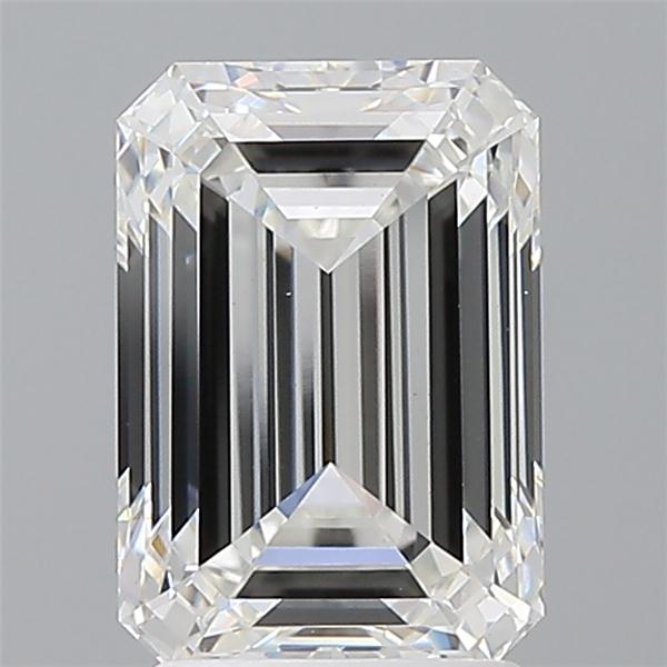 2.60 ct. emerald Lab Grown Diamond front image