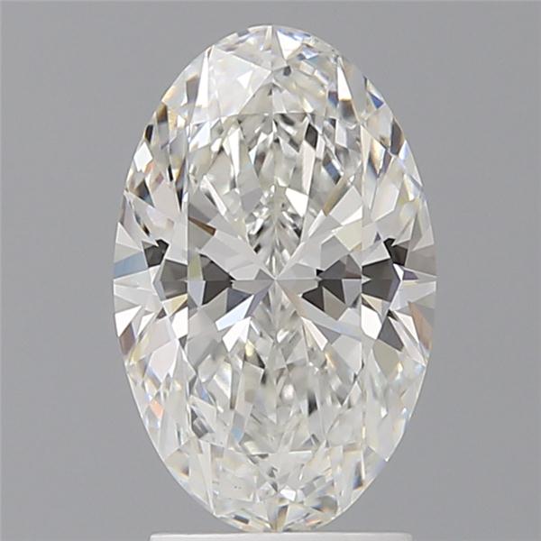 2.55 ct. oval Lab Grown Diamond front image