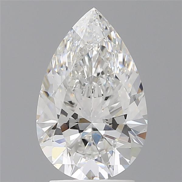 2.60 ct. pear Lab Grown Diamond front image