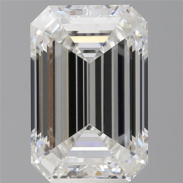6.07 ct. emerald Lab Grown Diamond front image