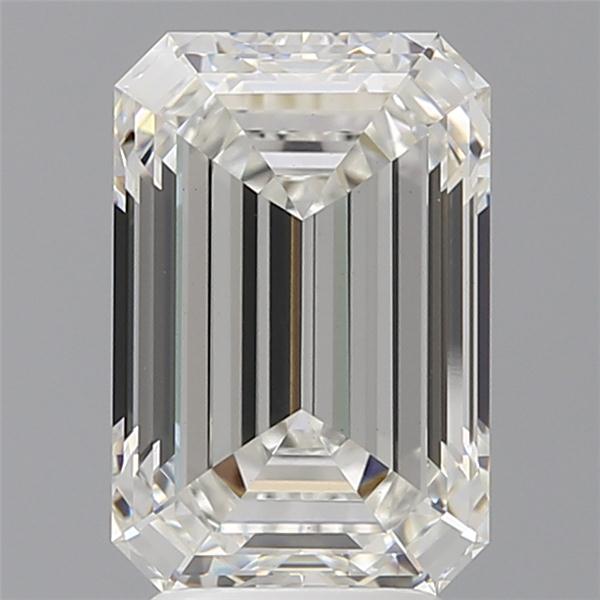 4.09 ct. emerald Lab Grown Diamond front image