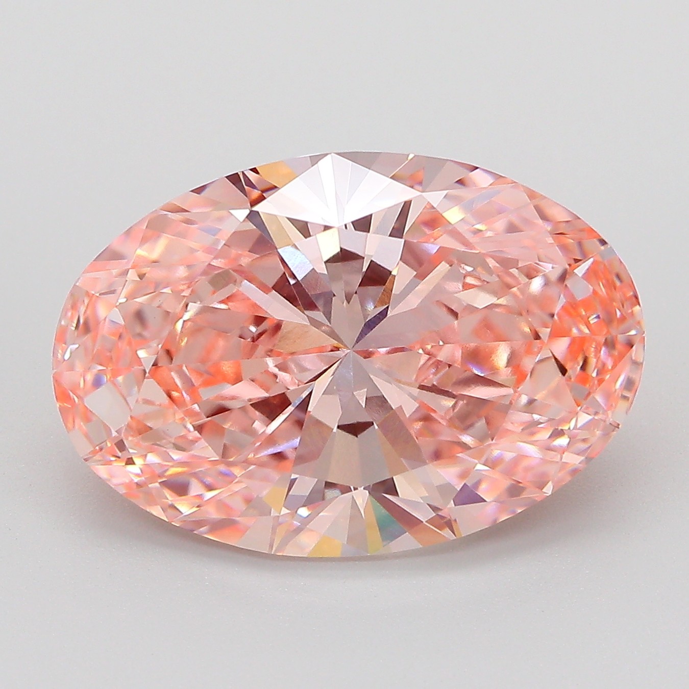 8.02 ct. oval Lab Grown Diamond front image
