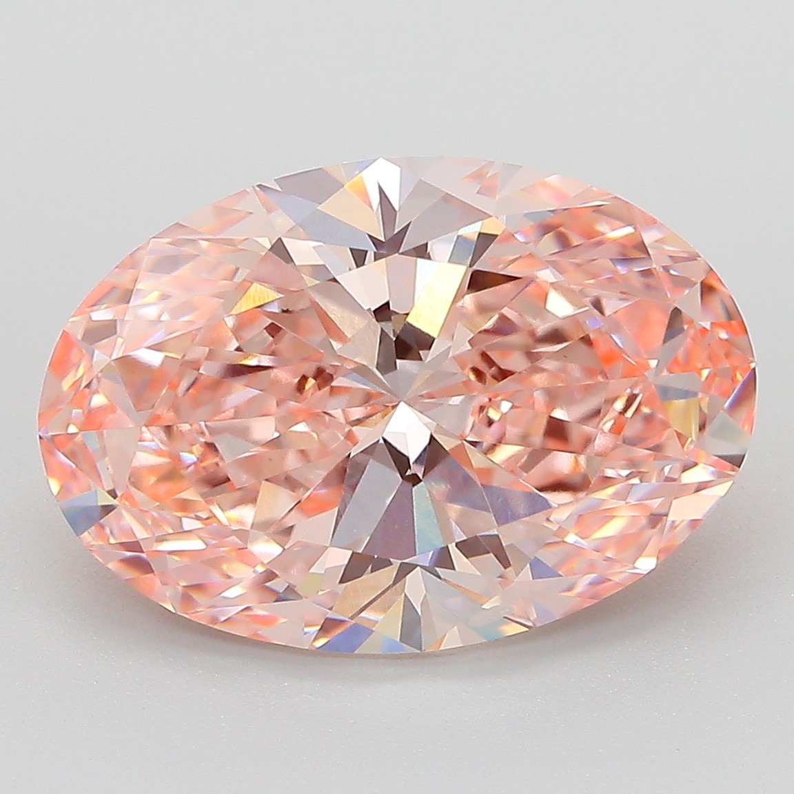 6.01 ct. oval Lab Grown Diamond front image