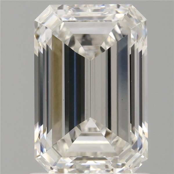 1.53 ct. emerald Lab Grown Diamond front image