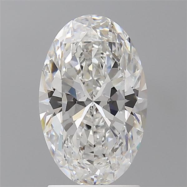 2.09 ct. oval Lab Grown Diamond front image