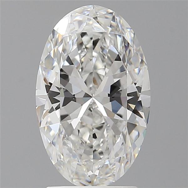 2.60 ct. oval Lab Grown Diamond front image