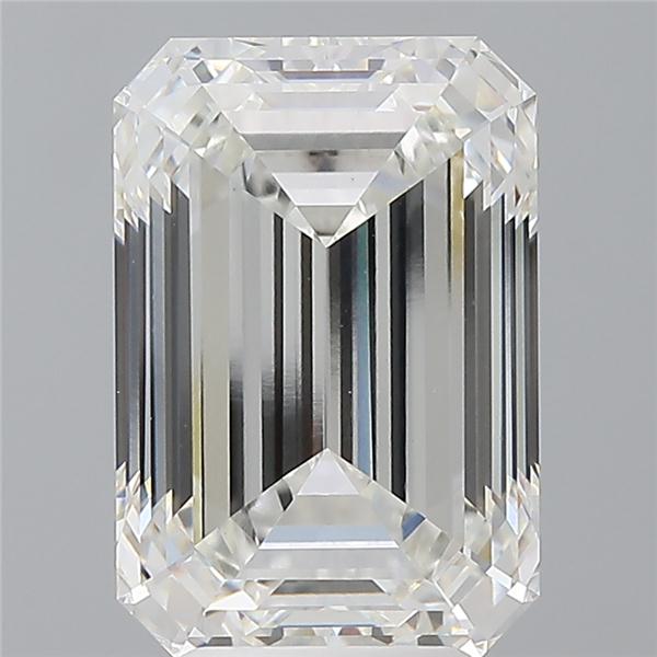 5.57 ct. emerald Lab Grown Diamond front image