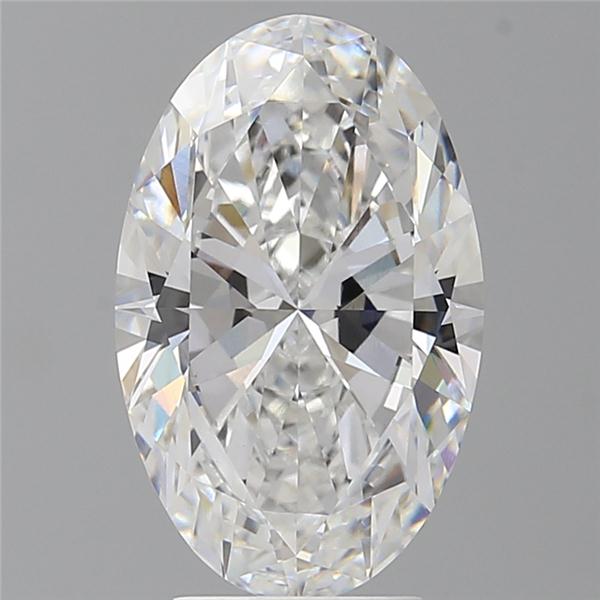 4.10 ct. oval Lab Grown Diamond front image