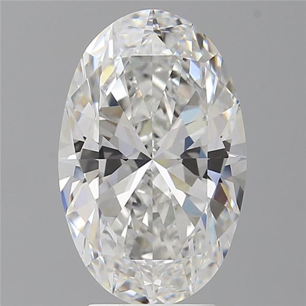 4.09 ct. oval Lab Grown Diamond front image