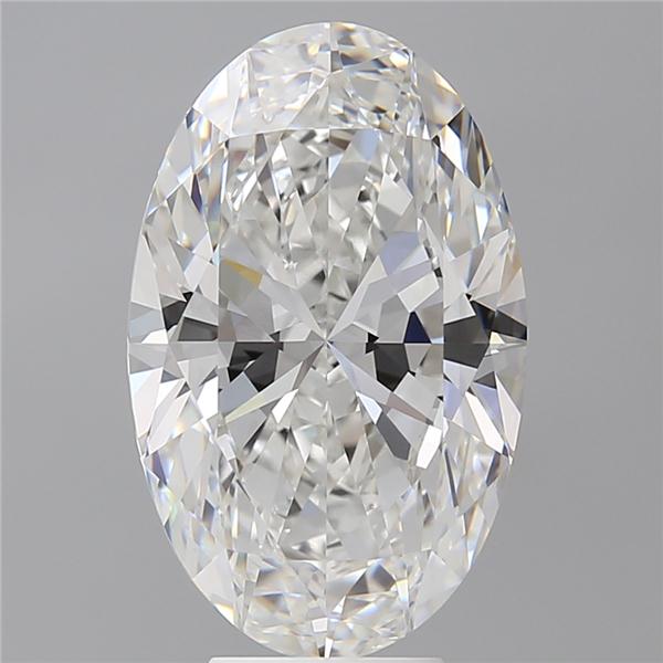 6.53 ct. oval Lab Grown Diamond front image