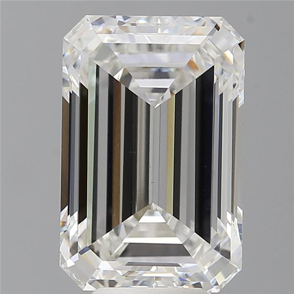 7.07 ct. emerald Lab Grown Diamond front image