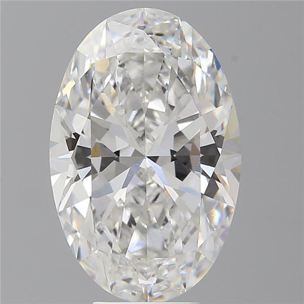 7.08 ct. oval Lab Grown Diamond front image
