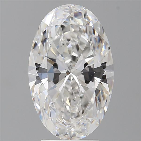 4.10 ct. oval Lab Grown Diamond front image