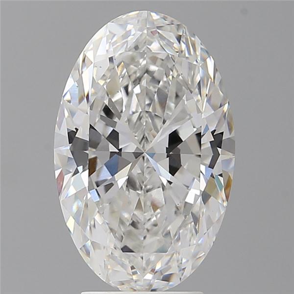4.05 ct. oval Lab Grown Diamond front image