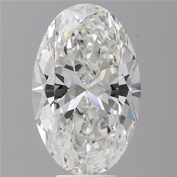 7.60 ct. oval Lab Grown Diamond front image