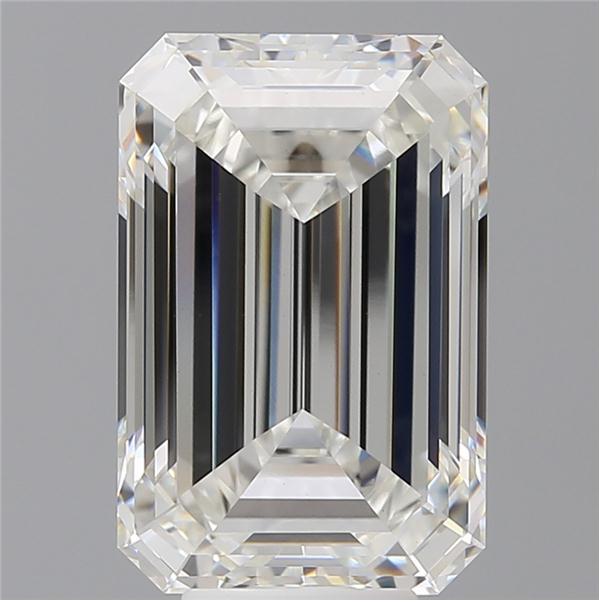 8.09 ct. emerald Lab Grown Diamond front image