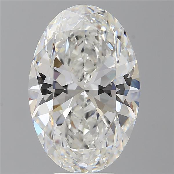8.09 ct. oval Lab Grown Diamond front image