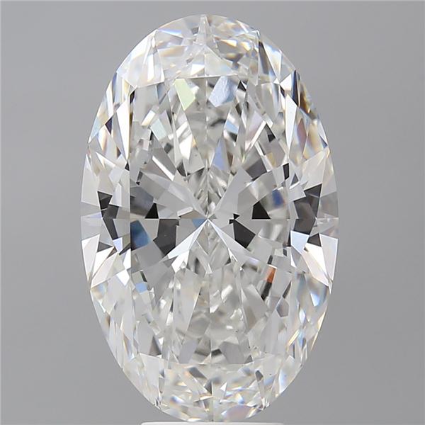 7.59 ct. oval Lab Grown Diamond front image