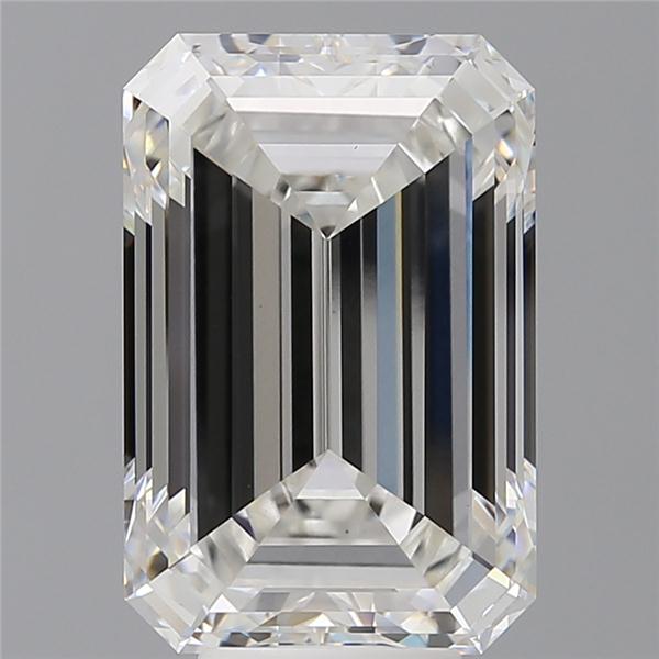8.03 ct. emerald Lab Grown Diamond front image