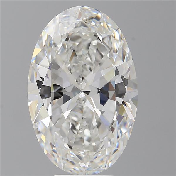 7.57 ct. oval Lab Grown Diamond front image