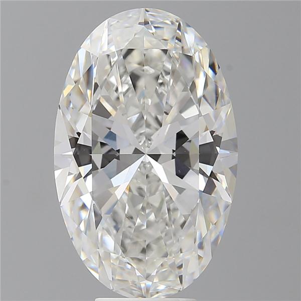 7.56 ct. oval Lab Grown Diamond front image