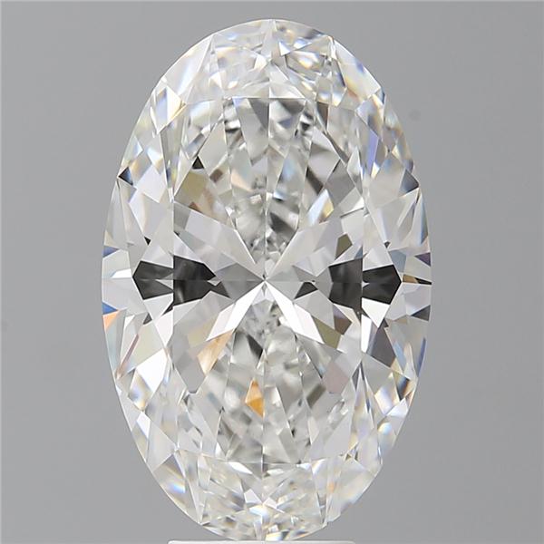 7.08 ct. oval Lab Grown Diamond front image